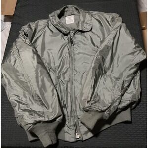 Vintage Alpha Industries Jacket Mens XL Green CWU-45/P Bomber Flight Nomex